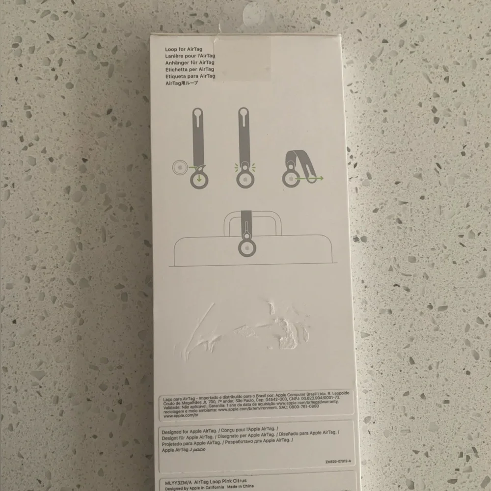 Apple AirTag Loop Pink Citrus New In Box